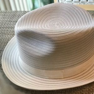White Straw Steve Harvey Hat